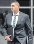  ?? BARRY GRAY THE HAMILTON SPECTATOR ?? Peter Khill leaves John Sopinka Courthouse in Hamilton.