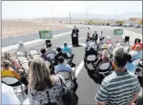  ?? K.M. Cannon ?? North Las Vegas
City Manager
Ryann Juden speaks Thursday during a ceremony marking the opening of the Tropical Parkway connector to Interstate 15 and the 215 Beltway in North Las Vegas.
Las Vegas Review-journal