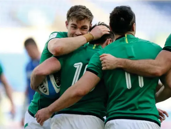  ?? (Getty) ?? Irish pick up their first win of the Six Nations campaign