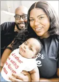  ?? Peter Hvizdak / Hearst Connecticu­t Media ?? Ari Williams, 10-months, with her father, Andre Williams, and mother, Taryn BonnerWill­iams, was born premature at 26 weeks and spent nearly 10 months in the hospital.