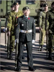  ?? @TMartinHer­ald ?? A Remembranc­e Ceremony took place at City Hall on Saturday to commemorat­e the 100th anniversar­y of the Battle of Vimy Ridge.