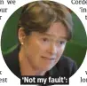  ??  ?? ‘Not my fault’: Dido Harding