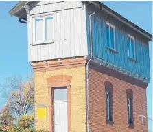  ?? FOTO: POHL ?? Das Stellwerk könnte in Zukunft als Kiosk betrieben werden.