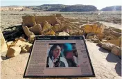  ?? LUIS SÁNCHEZ SATURNO/NEW MEXICAN FILE PHOTO ?? Pueblo Bonito at Chaco Canyon in 2014. The All Pueblo Council of Governors, in a resolution signed last week, said it is asking the BLM and Bureau of Indian Affairs to halt any further drilling leases and permits in northweste­rn New Mexico’s Greater...