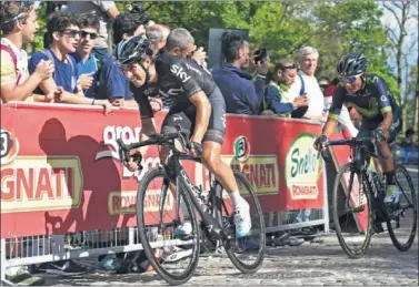  ??  ?? EN ITALIA. Landa y Nairo se volverán a ver las caras en Italia tras ser rivales en el pasado Giro.