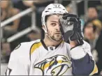  ?? By Jared Wickerham, Getty Images ?? Goal-getter: Alexander Radulov provides pop for the Predators offense.