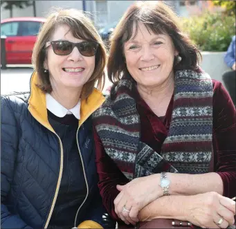  ??  ?? Rita Scully and Irene Carolan at the music concert in Slane