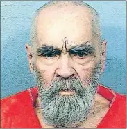  ?? AFP ?? Manson l’agost a la presó de Corcoran
