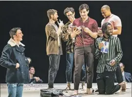  ?? Matthew Murphy ?? “THE INHERITANC­E,” an Olivier Award-winning play by Matthew Lopez, will be presented by the Geffen next winter. Its Broadway run concludes this week.