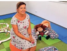  ?? FOTO: PRÜMEN ?? Petra Treeter ist Erzieherin, Familienth­erapeutin und Kinderschu­tzfachkraf­t. Im Kindernest betreut sie Familien mit Kindern bis zu vier Jahren.