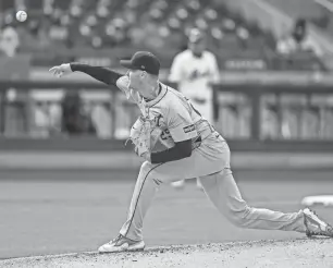  ?? GREGORY FISHER/USA TODAY SPORTS ?? “I think all of you guys know exactly how I’m feeling about it, but I’m taking it,’’ Tigers pitcher Matt Manning said of his demotion to Toledo.