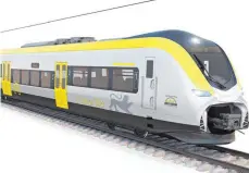  ?? FOTO: SIEMENS AG ?? Die Regionalzü­ge im Land sollen in einheitlic­hem Design lackiert werden. Die schwäbisch­en Farben sorgen in Baden für Ärger.