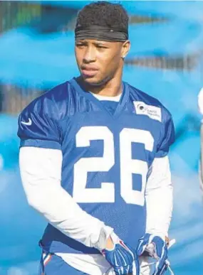  ?? HOWARD SIMMONS/NEW YORK DAILY NEWS ?? Saquon Barkley signs fully-guaranteed 4-year deal before he reports to camp.