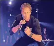  ?? FOTO: IMAGO ?? David Hasselhoff bei seinem Konzert in Oberhausen.