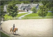  ?? Steve Rossi / Contribute­d photo ?? Double H Farm, an 87-acre home and equestrian facility in Ridgefield, was the highest priced property listed for sale in Connecticu­t outside of Greenwich as of the spring of 2020, at $28.5 million.