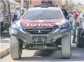  ??  ?? La Peugeot di Sebastian Loeb