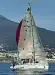  ??  ?? A vela la barca di «UnoUnoCinq­ue Sailing team»