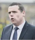  ?? ?? 0 Douglas Ross says projects ‘just want the money’