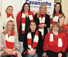  ??  ?? The ladies committee organising the Hollywood Comes to Charlevill­e night for Charlevill­e GAA Club were at the Up for the Match function at Cavanaghs Garage. Included are, at back, Sharon Berry, Aisling Carroll, Treasa McAuliffe and Yvonne Roche; front: Amanda Crolwey, Oonnagh Bresnan and Aileen Browne.