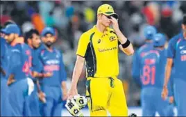  ?? AFP ?? Australia captain Steve Smith criticised the batsmen’s inconsiste­nt show in the ODI series.