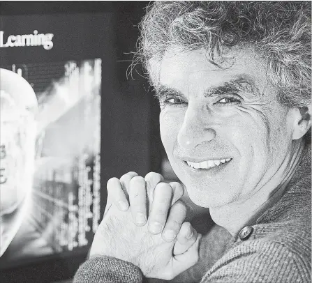  ?? GRAHAM HUGHES THE CANADIAN PRESS ?? Computer Science professor Yoshua Bengio says gaming company Ubisoft Entertainm­ent SA’s arrival was a huge boost for Montreal.