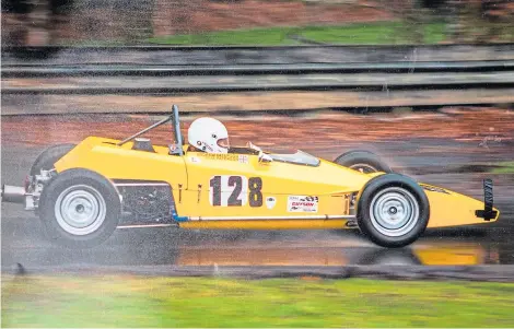  ?? Pictures: Steve MacDougall ?? Fast worker Andrew Paterson in action in his Lotus 61.