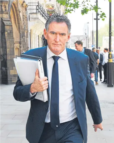  ??  ?? OPTIMISTIC: RBS chief executive Ross McEwan in confident mood following the release of third quarter figures