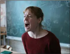  ?? ?? A secondary school instructor (Leonie Benesch) resorts to scream therapy.