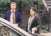  ?? Magnolia Pictures ?? MICHAEL CERA’S PHIL helps train new reporter Claire (Abbi Jacobson) in one of the film’s story lines.