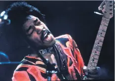  ??  ?? Jimi Hendrix, considered one of the most innovative rock guitarists in history, did not inspire Grammy voters in his lifetime. He garnered just one Grammy nomination, for his rendition of the Star-Spangled Banner.