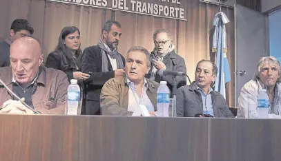  ?? Télam ?? Fernández, Schmid, Maturano y Pérez, referentes de la CATT