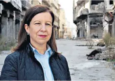 ??  ?? Surveying the scene: Lyse Doucet reported on the conflict in Syria
