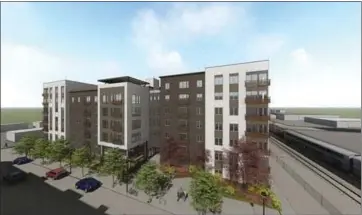  ?? COURTESY OF MIDPEN HOUSING ?? Nonprofit developer Midpen Housing plans to build a low-income housing complex in San Mateo.