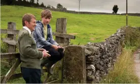  ?? Photograph: Chris Hodgson ?? Bretten Lord plays troubled teenager Tom, whose father has died, and Alan Gibson portrays the park ranger he befriends in Lad: A Yorkshire Story.