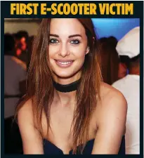  ??  ?? TRAGIC: Emily Hartridge died despite wearing helmet