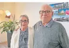  ?? FOTO: UWR ?? Angelines und Nico Dominguez sind seit 60 Jahren verheirate­t.