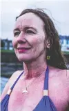  ??  ?? Angie Morris is part of the Dollymount Dames swimming group. Cold-water swims in the sea can have many health benefits.