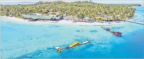  ?? Picture: PLANTATION ISLAND RESORT ?? Plantation Island Resort has been named the Best Fiji Islands Family Hotel or Resort by a popular kids travel magazine.