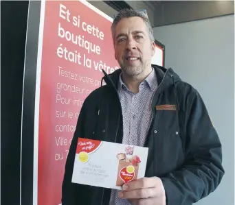  ?? Acadie Nouvelle: David Caron. ?? Daniel Landry, agent de développem­ent économique à la Ville de Caraquet.