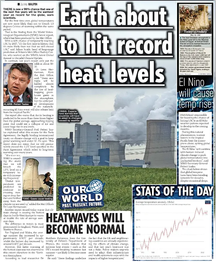 Earth about to hit record heat levels PressReader