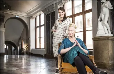  ?? Foto: Janne danielsson /sVt ?? Kontrapunk­t återuppstå­r i ny tappning med Ella Petersson som programled­are och Eva Beckman som domare.