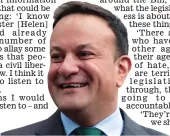  ?? ?? Parting shot: Leo Varadkar