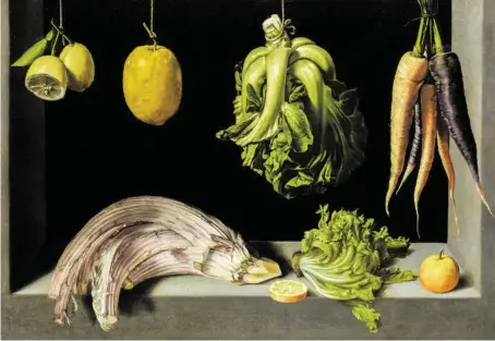  ?? BILD: SN/BOZAR/THE ABELLO COLLECTION ?? Didier Reynders, belgischer Minister Juan Sánchez Cotán, Fenster mit Früchten und Gemüsen, Ölgemälde um 1602.