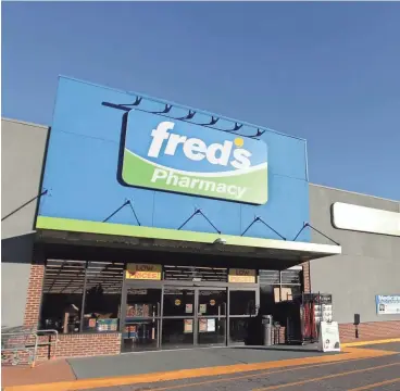  ??  ?? This is the Fred’s located on Getwell. NIKKI BOERTMAN/THE COMMERCIAL APPEAL FILE