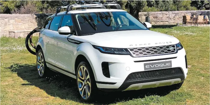  ?? ARTURO RIVERA ?? Range Rover Evoque 2020 un vehículo que ha evoluciona­do, ahora más ecológico .