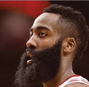  ?? Gary Coronado / Houston Chronicle ?? Rockets guard James Harden is a prime case in point this season that individual success does not trump team success in the minds of fans and league observers.