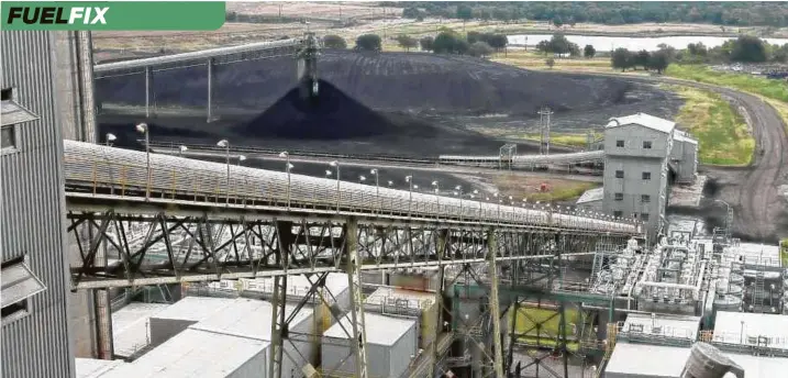  ?? David J. Phillip / Associated Press file ?? Vistra Energy cited economic reasons when it decided to shut down its Big Brown coal plant in East Texas. FUELFIX