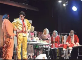  ?? / Sean Williams ?? “Christmas Belles” held four shows in Rockmart over the weekend as the first performanc­es for Pete’s Backyard Players from Dec. 7 through Dec. 9.