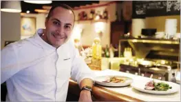  ??  ?? Simone Fraternali joined Solo Ristorante as chef and partner in March