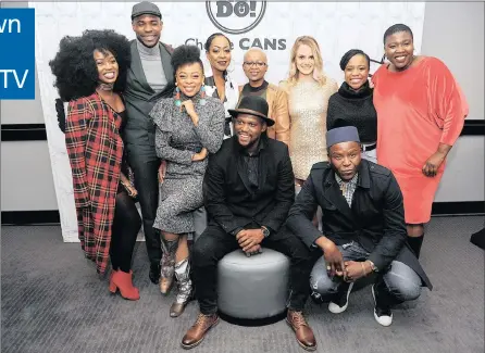  ?? PICTURE: MATTHEWS BALOYI/AFRICAN NEWS AGENCY (ANA) ?? READY: Lockdown season three cast and crew Nelisiwe Sibiya, Stevel Marc, Mmabatho Montsho,Tichina Arnold, Manaka Ranaka, Lauren Jenae, Dineo Nchabeleng, Celeste Ntuli, Mandla N and Khulu Skenjana.